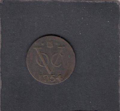 Beschrijving: Duit V.O.C. Utrecht S295